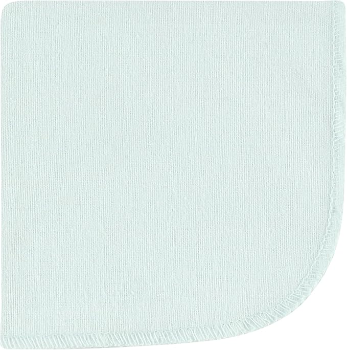 Hudson Baby Unisex Baby Flannel Washcloths, Neutral Woodland Pals 10Pk, One Size