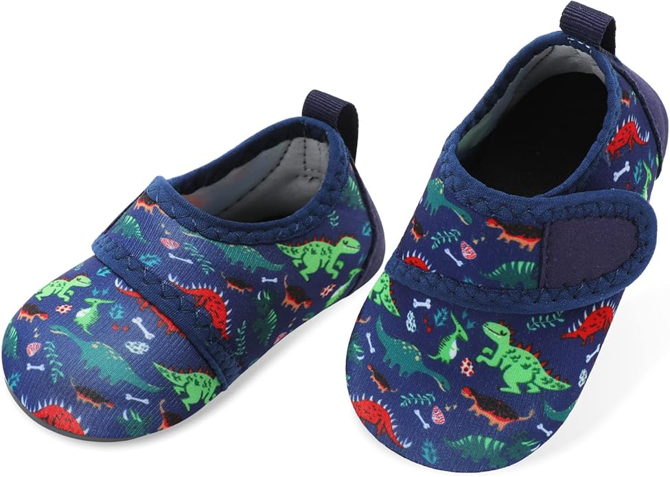 JIASUQI Baby Boys and Girls Barefoot Swim Water Skin Shoes Aqua Socks for Beach Swim Pool