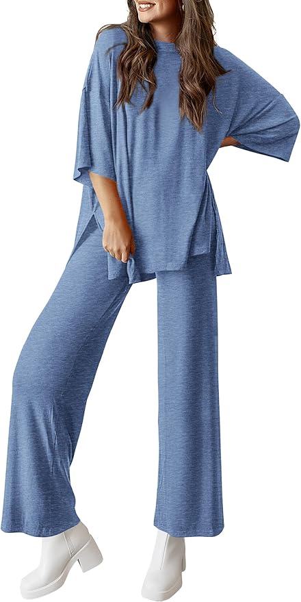PRETTYGARDEN Two Piece Sets for Women Summer Fashion Lounge Matching Set 2026 Spring Travel Vacation Airport Outfits Clothing