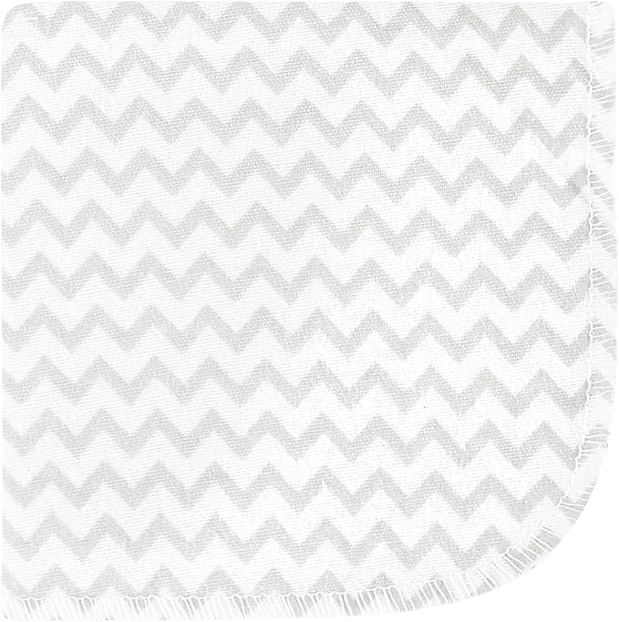 Hudson Baby Unisex Baby Flannel Cotton Washcloths 10-Pack, Neutral Dino World, One Size