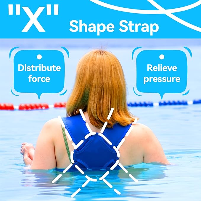 Baby Carrier, Dual-Use Adjustable Baby Sling Support Infant Chest Holder with Drawstring Backpack for Newborn to Toddler 13-33 lbs Swimming Pool Beach Land (Dark Blue)