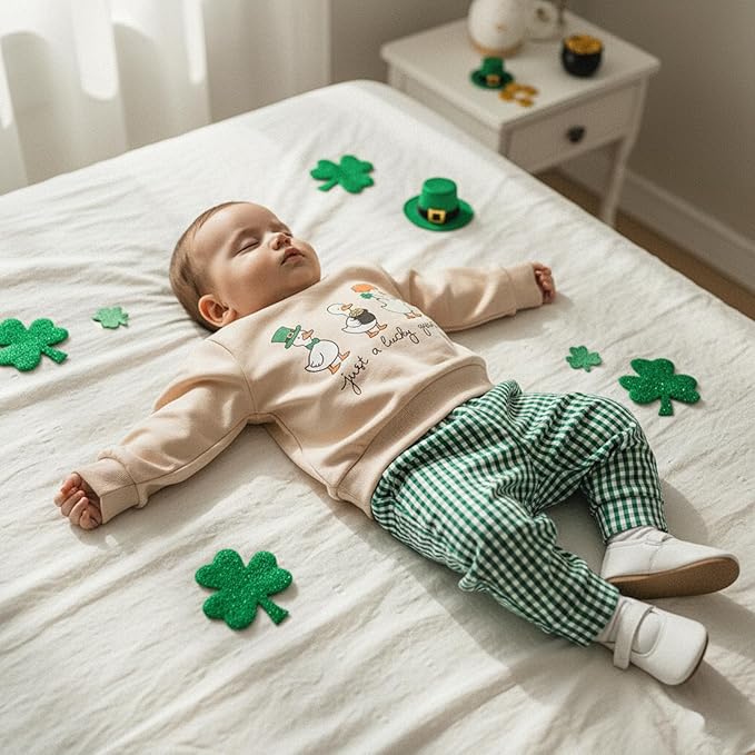 Infant Baby Boy Fall Clothes Set Funny Letter Sweatshirt Pant Outfit Toddler Winter Clothes 6 12 18 Months 2T 3T