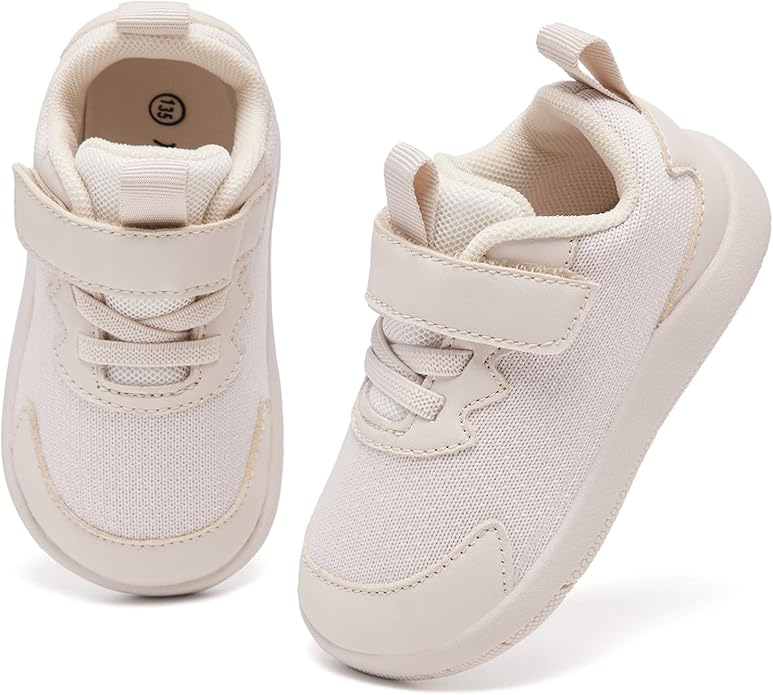 MORENDL Wide Toddler Shoes Baby Walking Shoes Boys & Girls Barefoot Sneakers Zero Drop Comfort Tennis Running Outdoor Activities