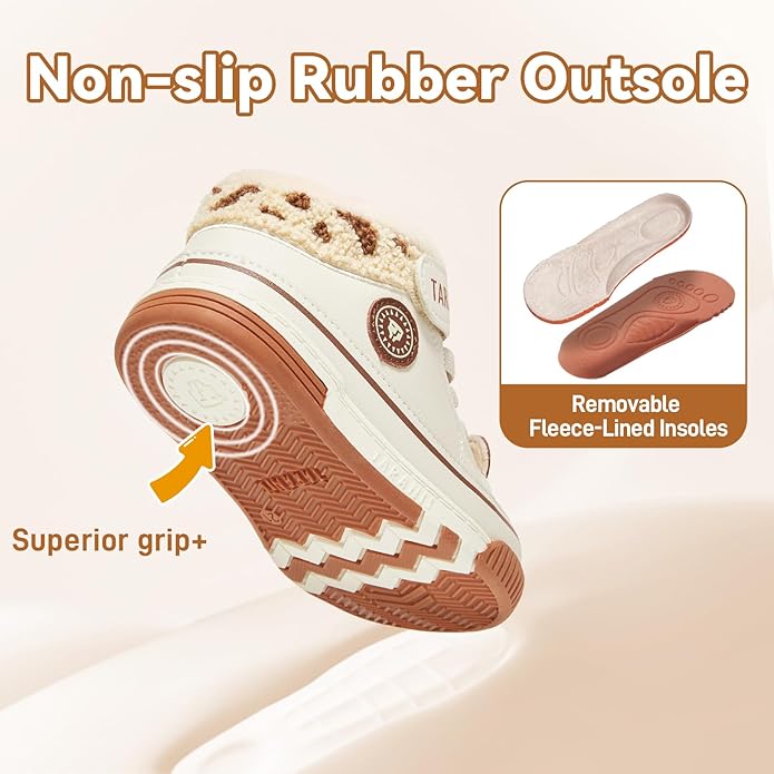 TARANIS Baby Squeaky Shoes Walking Sneakers with On/Off Squeaker Switch Non-Slip First Walkers Soft Rubber Toe Breathable Mesh