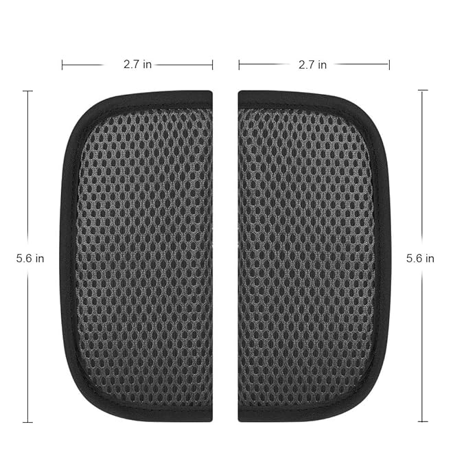 Accmor Car Seat Straps Shoulder Pads for Baby Kids, Soft Car Seat Strap Covers, Seat Belt Covers for Car Seats, Pushchair, Stroller