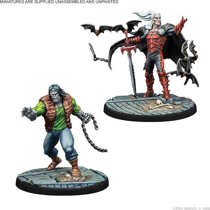 Marvel: Crisis Protocol Tomb of Dracula Character Pack - Add Supernatural Legends to Your Team! Tabletop Superhero Game, Ages 14+, 2 Players, 90 Min Playtime, Made by Atomic Mass Games