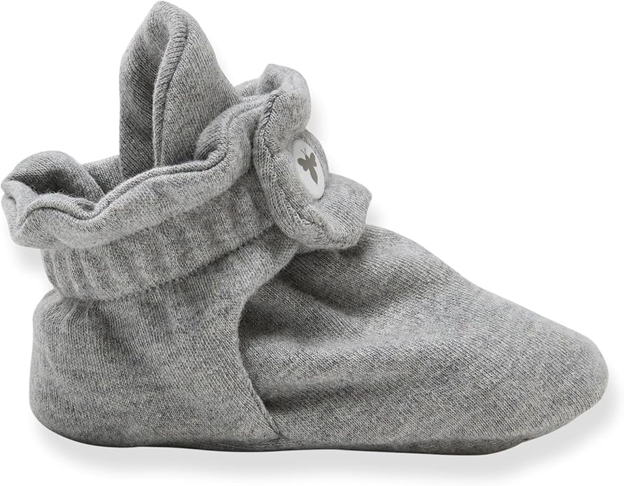 Burt's Bees Baby Unisex Booties Organic Cotton Newborn Essentials Shoes for Infants