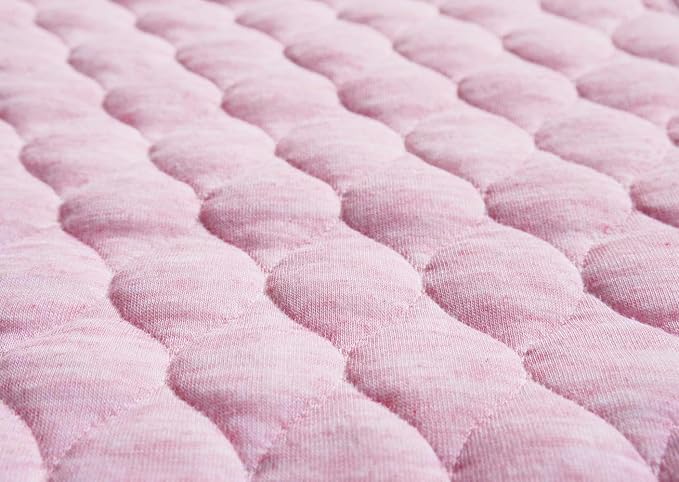 BlueSnail Quilted Thicker Waterproof Changing Pad Liners,3 Count(Pink 13” x 27”)