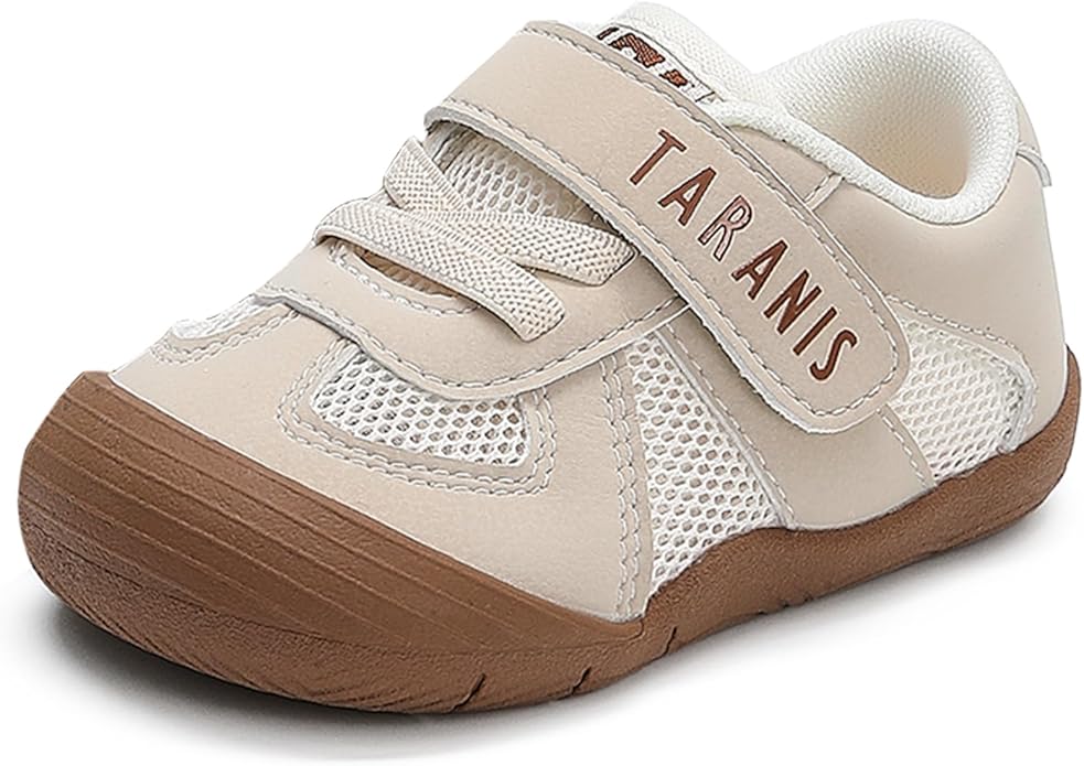 TARANIS Infant/Toddler Shoes Baby Sneaker Boy Girl First Walking Shoes Lightweight Non-Slip Newborn Crib Shoes