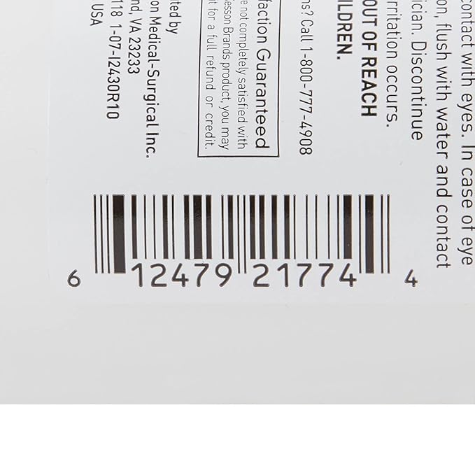 McKesson Moisturizing Body Lotion with Mineral Oil, Baby Fresh Scent, 4 fl oz, 12 Count