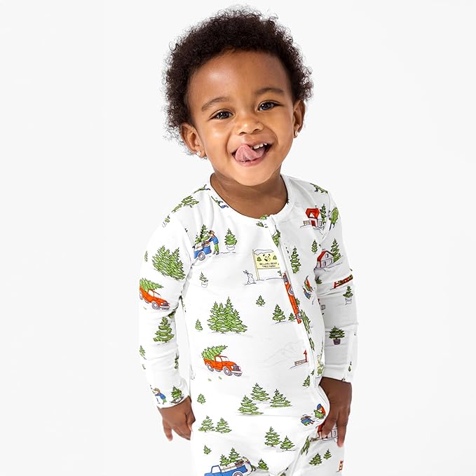 Bellabu Bear Convertible Footies for Baby Boys & Baby Girls, Family Matching Pajamas, Rayon from Bamboo