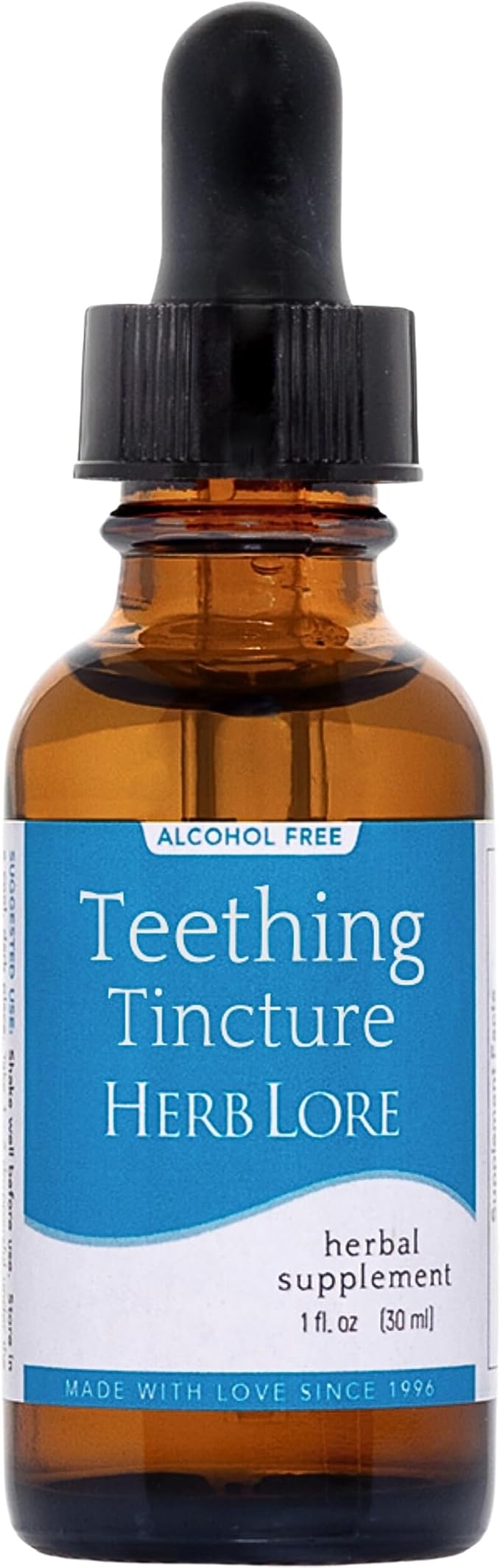 Herb Lore Teething Tincture – Soothing Herbal Drops with Passionflower, Catnip & Chamomile for Babies & Toddlers (1 fl oz)