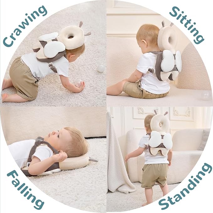 Baby Head Protector Backpack for Falling Crawling and Walking Toddler Essentials Harness Infant Koala Toys Helmets Baby Essentials Must Have 0.5-2 Years