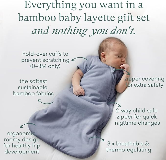 PurComfy Bamboo Newborn Clothes Gift Set: 21-Piece Baby Boy Layette Set, Infant Clothes Essentials — Everything Premium Set