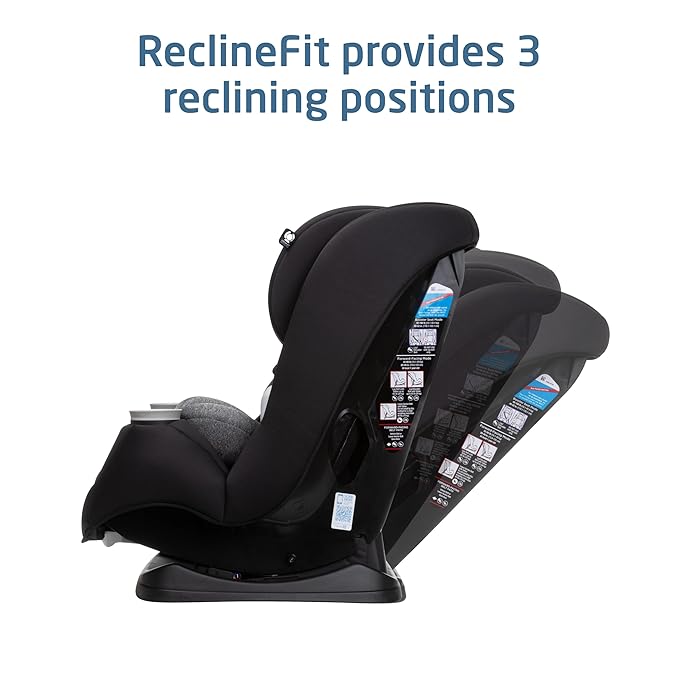 Maxi-Cosi Pria Max All-in-One Convertible Car Seat, Rear Facing Car Seat (4-40 lbs), Forward Facing Car Seat (22-65 lbs), High Back Booster Seat (40-100 lbs), Pure COSI, Essential Black