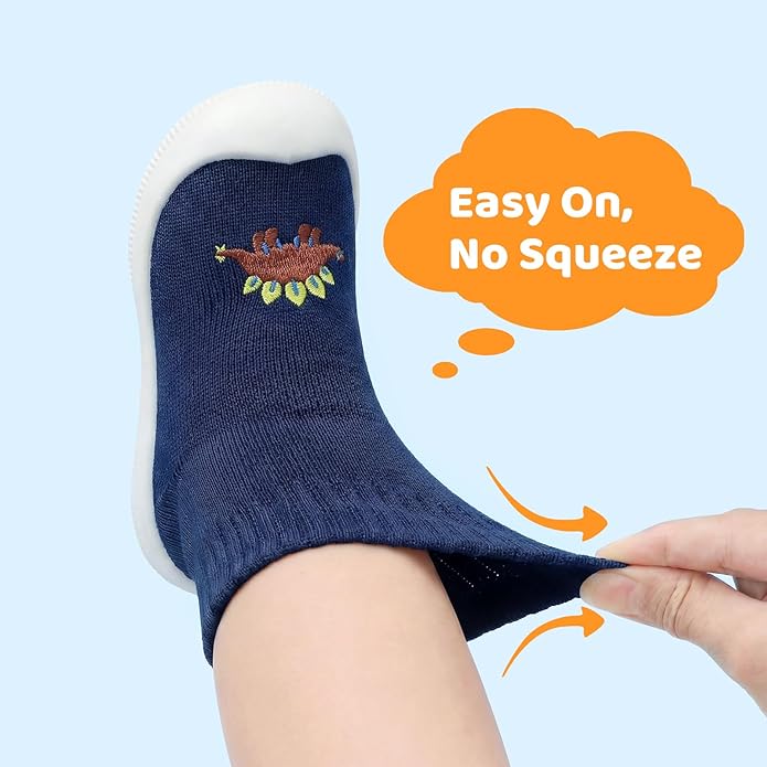 STQ Baby Socks Shoes Toddler Wide Toe Box Non-Slip Slippers Infant Walking Shoe Soft Baby Boys Girls Lightweight Sneakers