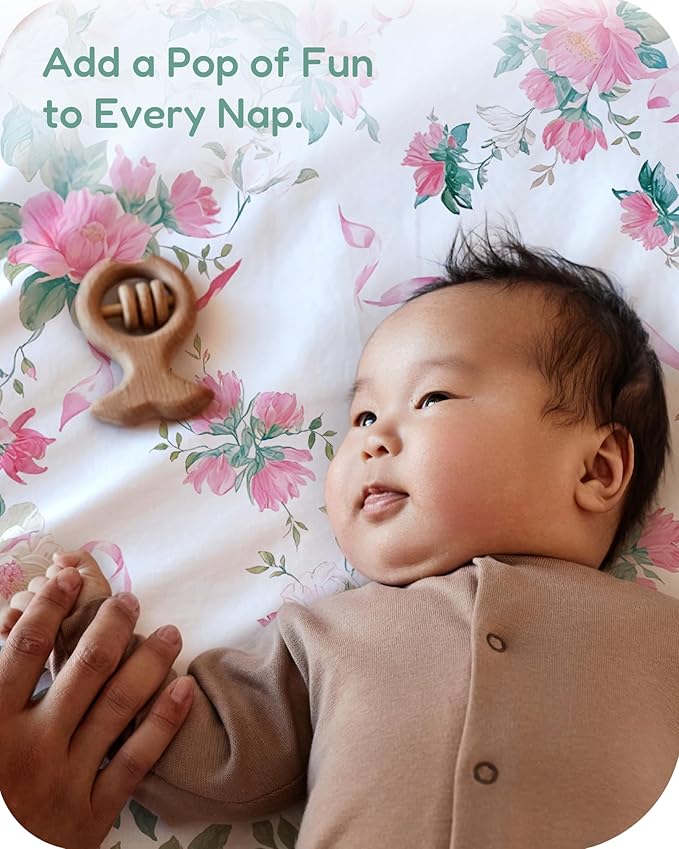 Crib Sheets 2 Pack, Fitted Crib Sheet for Standard Crib Mattress 28x52x9, Ultra Soft Jersey Knit, Breathable Stretchy Deep Pocket, Snug Fit Stays Put, Baby Crib Mattress Sheet