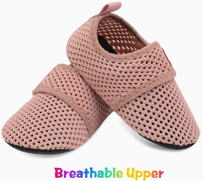 JIASUQI Baby Boys and Girls Barefoot Swim Water Skin Shoes Aqua Socks for Beach Swim Pool