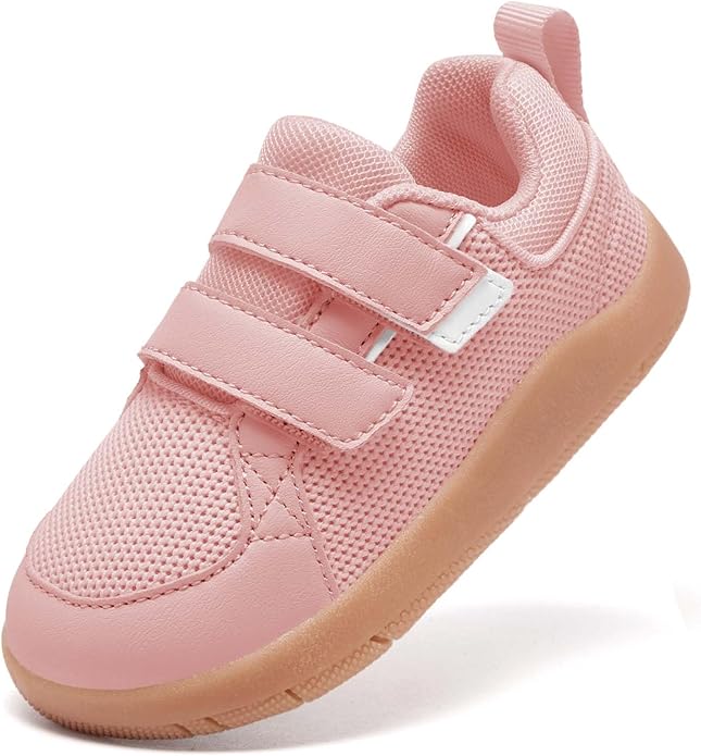 MORENDL Boys & Girls Walking Shoes 0-4 Years Baby Wide Toe Box Barefoot Shoes Toddler Sneakers