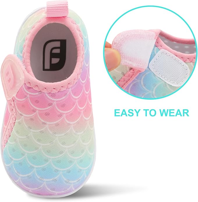 JOINFREE Baby Toddler Water Shoes Boys Girls Sandals Barefoot Kids Breathable Sneakers Shoes for Walking Running
