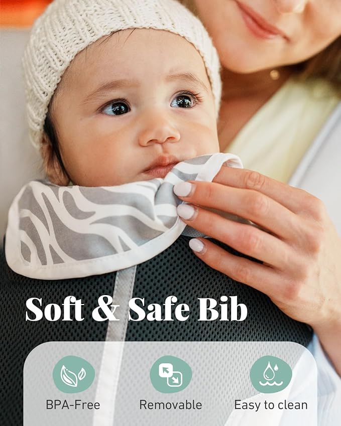 Baby Carrier, MOMTORY Safety-Certified 6-in-1 Baby Carrier with Hip Seat, Plus Size Friendly, Detachable Baby Holder Carrier Newborn to Toddler, Soft Ergonomic Toddler Support Carrier for 7-50lbs