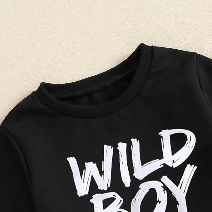 wdehow Toddler Kids Baby Boy Fall Outfits 1T 2T 3T 4T 5T Letter Print Long Sleeve Tops Camouflage Pants Winter Clothes Sets