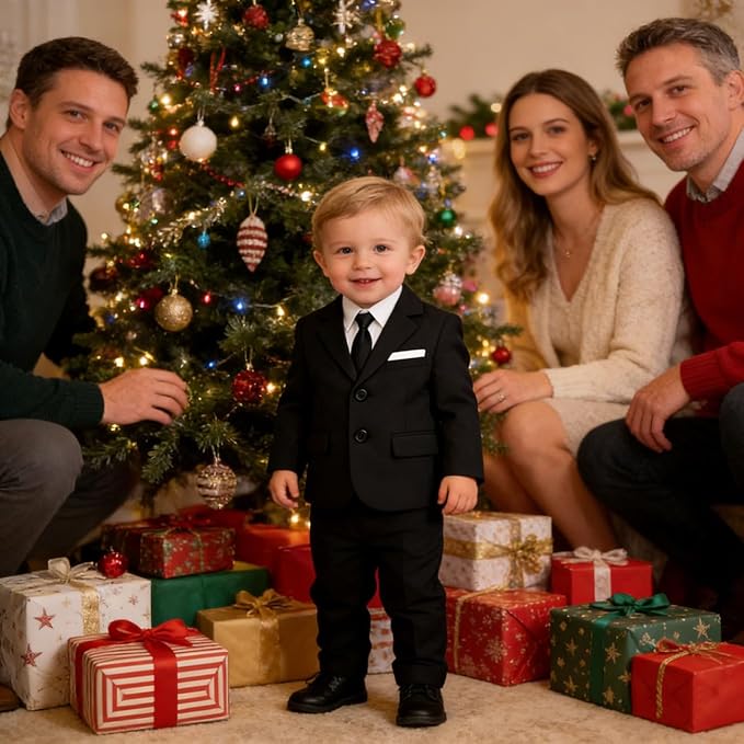 Baby Suit for Toddler Boys Infant Formal Suits Baby Boy Ring Bearer Wedding Outfit