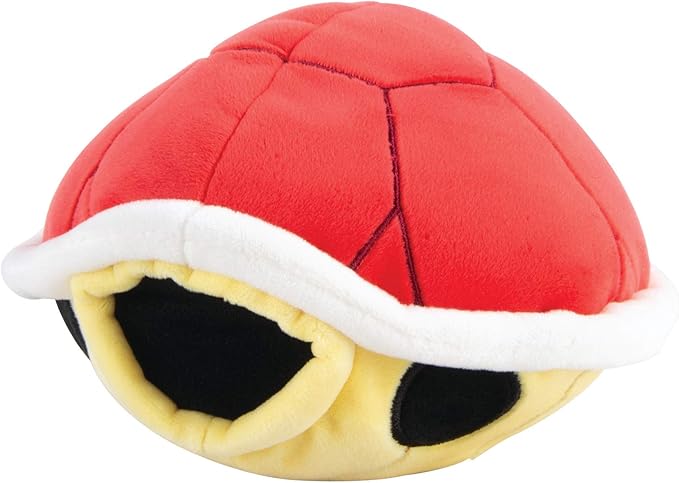 Club Mocchi-Mocchi- Mario Kart Plush - Red Shell Plushie - Squishy Mario Plushies - Squishy Toys and Cute Stuffed Animals - Gaming Room Decor - Video Game Collectibles - 6 Inch