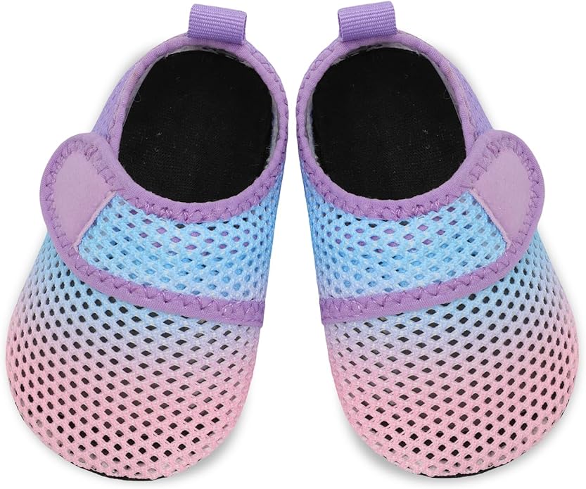 JIASUQI Baby Boys and Girls Barefoot Swim Water Skin Shoes Aqua Socks for Beach Swim Pool
