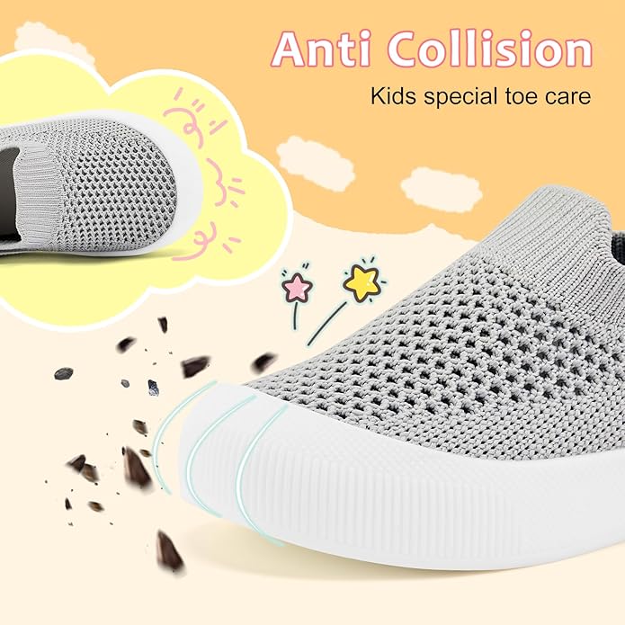 VIFUUR Baby Shoes Girls Boys Toddler Sneakers Non-Slip First Walkers Shoes for Babies 6 9 12 18 24 Months