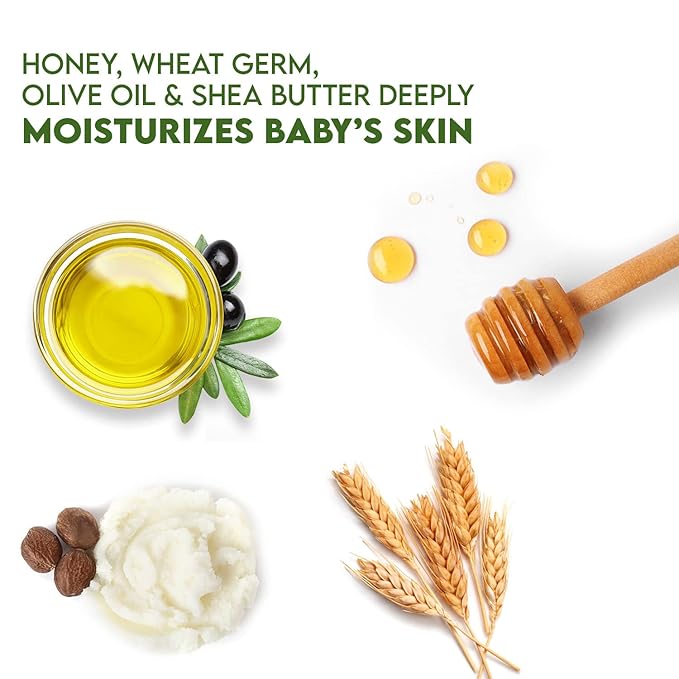 WBM Care Baby Face Cream | Non-Greasy & Fragrance-Free, 100% Natural, Moisturizing Face Cream, Plant-Based Formula, Perfect for Your Baby's Delicate Skin, 1.76 oz.