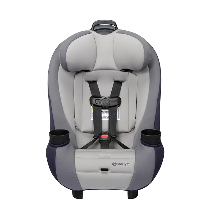 Safety 1st Ellaris 3-in-1 Convertible Car Seat, Slim Fit Design, Rear & Forward-Facing, 5-Position Headrest, 3-Across Fit, Travel-Friendly with Machine-Washable Seat Pad, London Blue