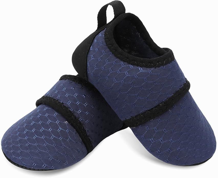 JIASUQI Baby Boys and Girls Barefoot Swim Water Skin Shoes Aqua Socks for Beach Swim Pool