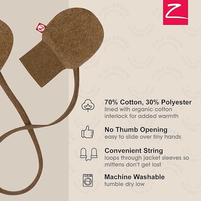Zutano baby-boys Fleece Mittens