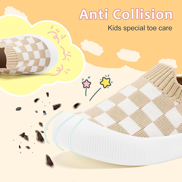 VIFUUR Baby Shoes Girls Boys Toddler Sneakers Non-Slip First Walkers Shoes for Babies 6 9 12 18 24 Months