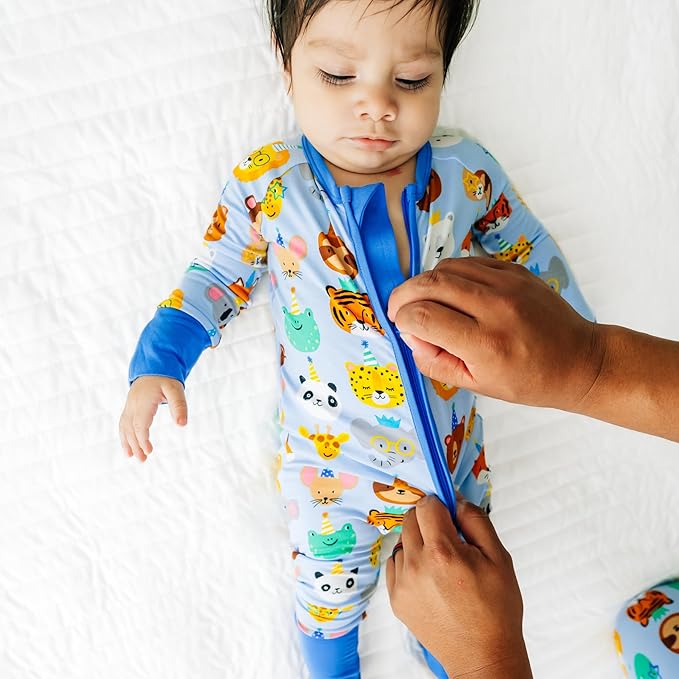 Little Sleepies Pajamas for Baby Boys & Girls, Viscose from Bamboo Baby Pajamas, Preemie & Newborn Sleepers, 2-Way Zipper PJs
