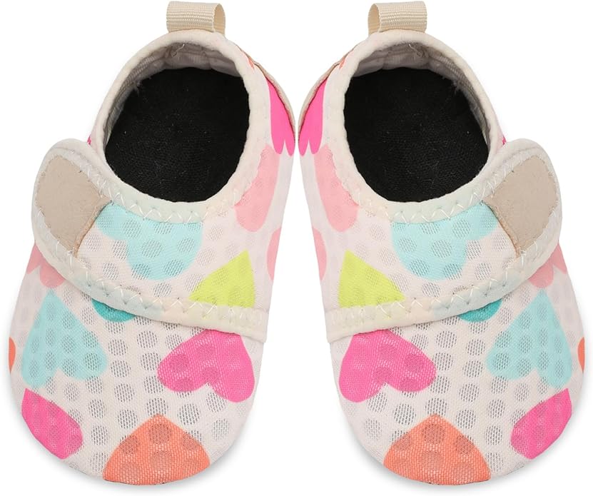 JIASUQI Baby Boys and Girls Barefoot Swim Water Skin Shoes Aqua Socks for Beach Swim Pool
