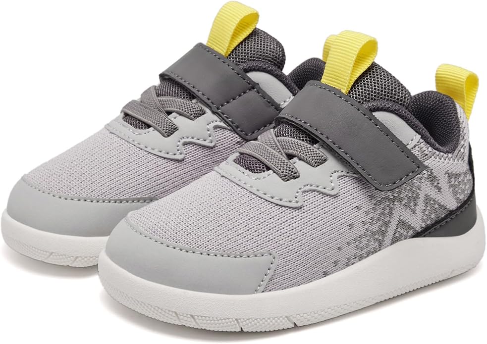 MORENDL Wide Toddler Shoes Baby Walking Shoes Boys & Girls Barefoot Sneakers Zero Drop Comfort Tennis Running Outdoor Activities