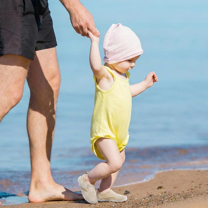 JIASUQI Baby Boys Girls Barefoot Swim Pool Water Shoes Beach Walking Sandals Athletic Sneakers