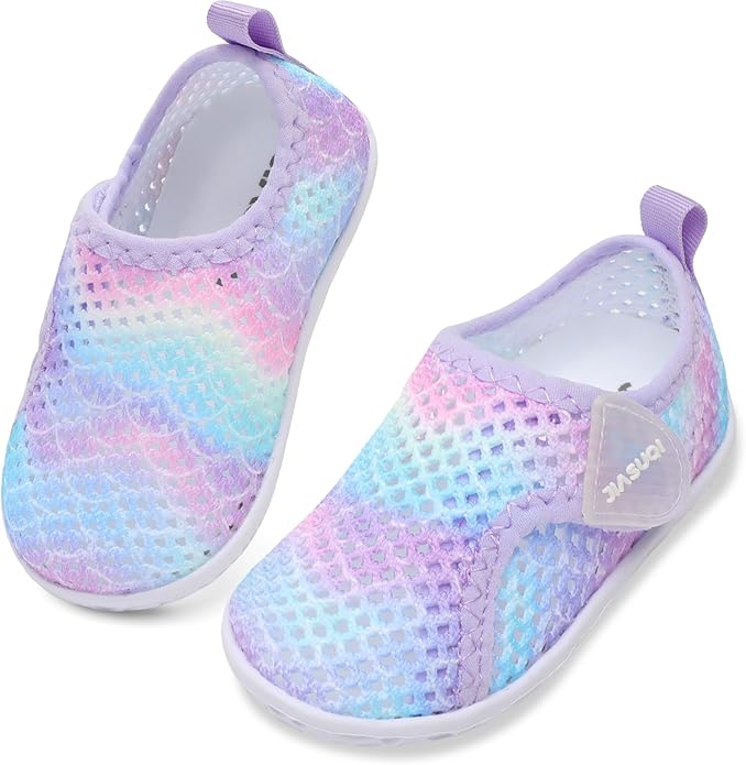 JIASUQI Baby Boys Girls Barefoot Swim Pool Water Shoes Beach Walking Sandals Athletic Sneakers