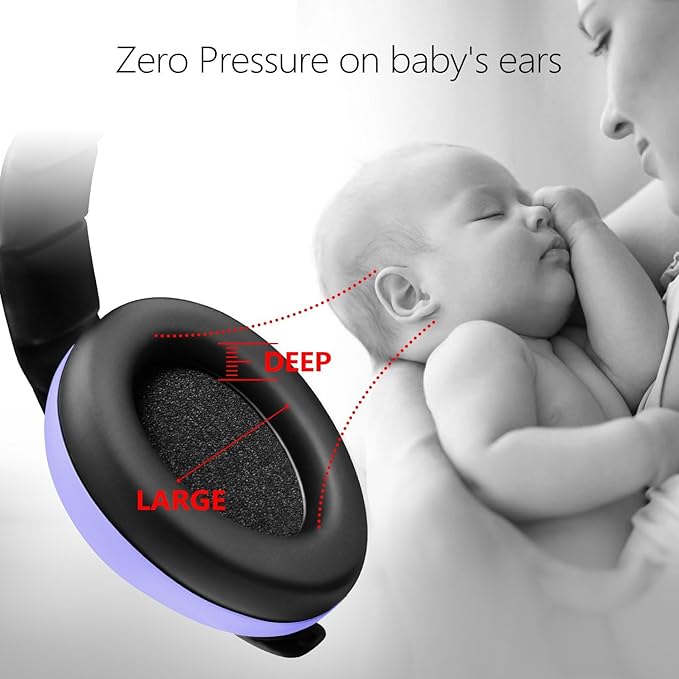 Baby Ear Protection Noise Cancelling Headphones for Babies for 3 Months to 3 Years