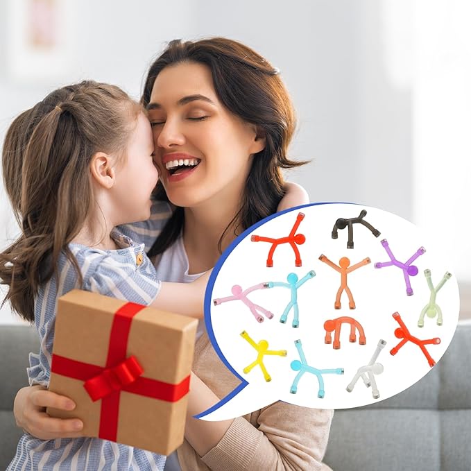 48Pcs Magnetic-People-Magnet-Men: Magnetic Travel Toys for Kids, Creative, Portable and Educational, Funny Magnets for Kids, Small Toys for Classroom Prizes, Easter Egg Stuffers, Office