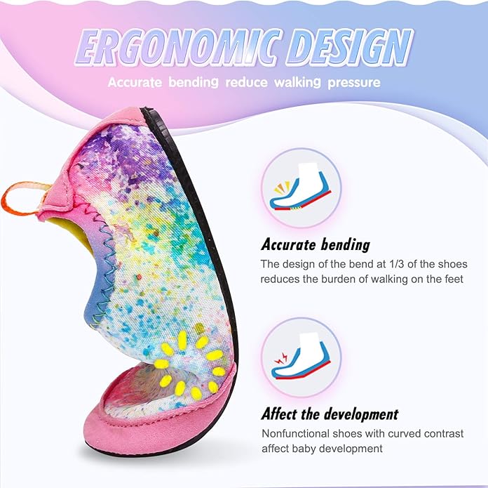 Baby Boys and Girls Swim Water Shoes Barefoot Aqua Socks Non-Slip for Beach Pool Toddler Kids