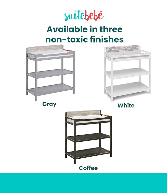 Suite Bebe Hayes Changing Table, White/Natural