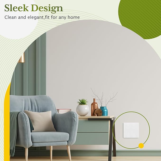TG Screwless Double Blank Wall Plate, Child Safe Two Gang Blank Device Outlet Cover, Standard Size, 2-Gang 4.68" x 4.73", Polycarbonate Thermoplastic, UL Listed, SP-B2-W, Glossy, White