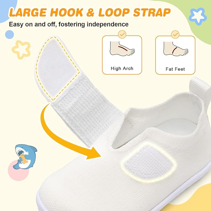 L-RUN Baby Shoes Boys Girls First Walking Shoes Infant Sneakers Toddler Crib Shoes Lightweight Breathable Non-Slip Soles