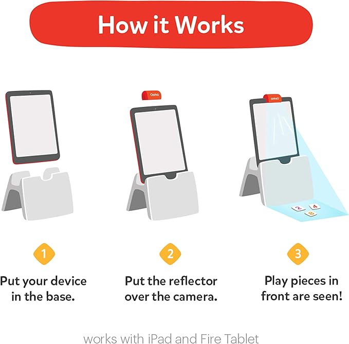 Osmo - Pizza Co. - Communication Skills & Math - Age 5 to 12 - Educational Learning Games - STEM Toy - Gifts for Kids, for iPhone, iPad or Fire Tablet, Age 5 6 7 8 9 10 11 12 (Osmo Base Required)