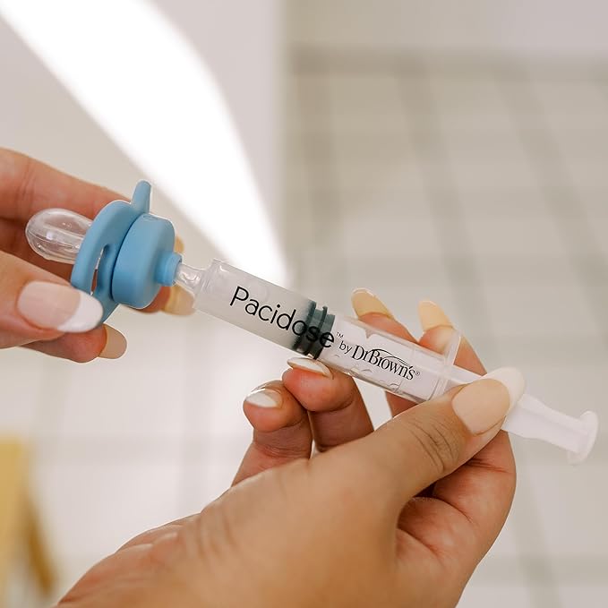 Dr. Brown's Pacidose Liquid Medicine Dispenser for Babies and Toddlers,Oral Syringe & Two Bulb Sizes,0-6 m-and 6-18 m,BPA-Free,(Pack of 5)