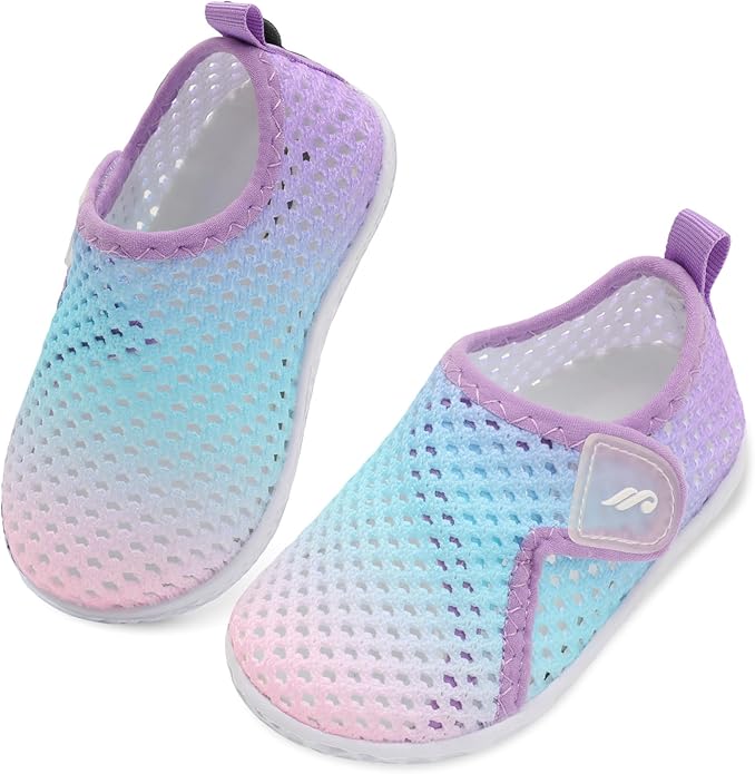 JIASUQI Baby Boys Girls Barefoot Swim Pool Water Shoes Beach Walking Sandals Athletic Sneakers