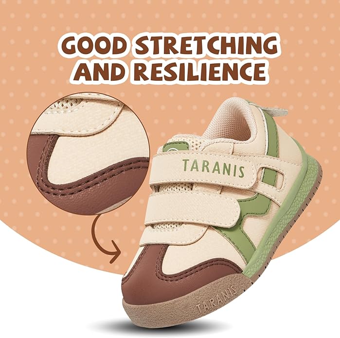 TARANIS Toddler Walking Shoes Wide Running Kids Sneakers Tennis Athletic Sport Shoes